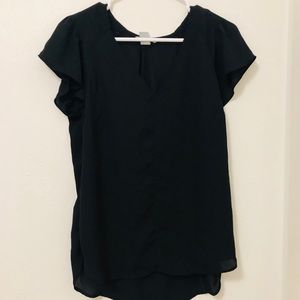 H&M black blouse